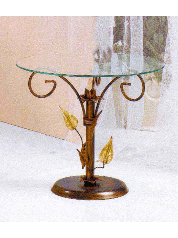 Tavolino porta oggetti tondo