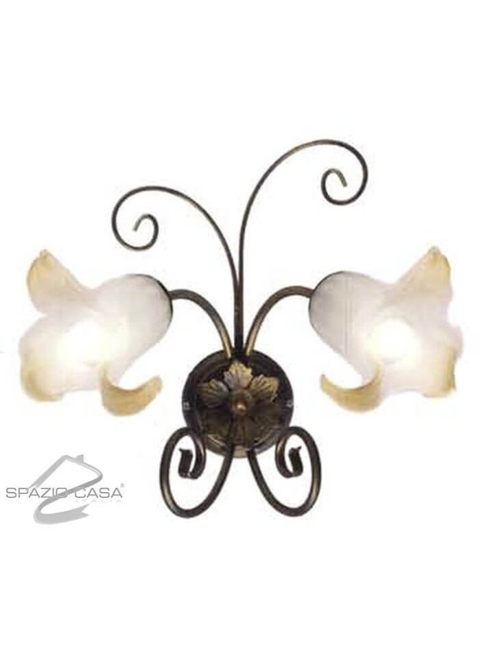 Applique Riccio 2 Luci