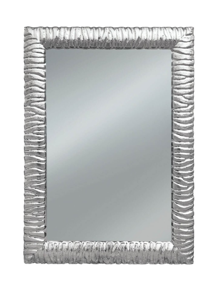 Specchio ovale effetto glitter