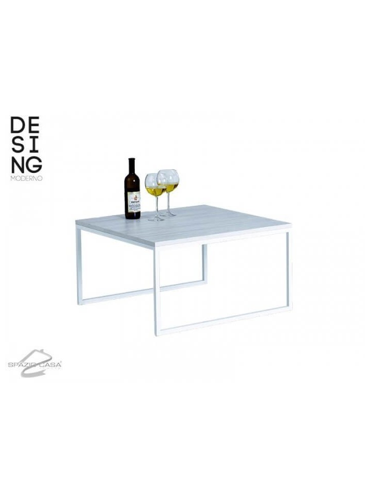 Tavolino da Salotto moderno quadrato DM 75