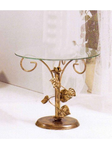 Tavolino da Salotto Tondo Foglie Sery