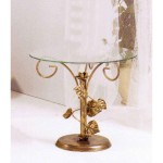 Tavolino da salotto tondo Foglie Sery