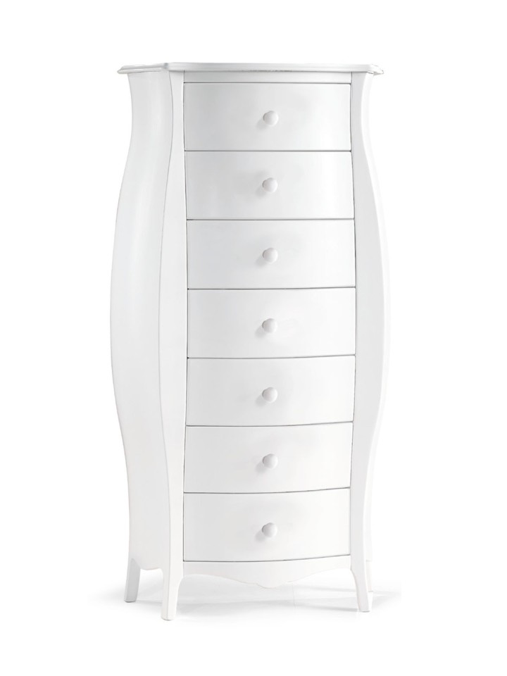 Cassettiera Bombata 7 Cassetti