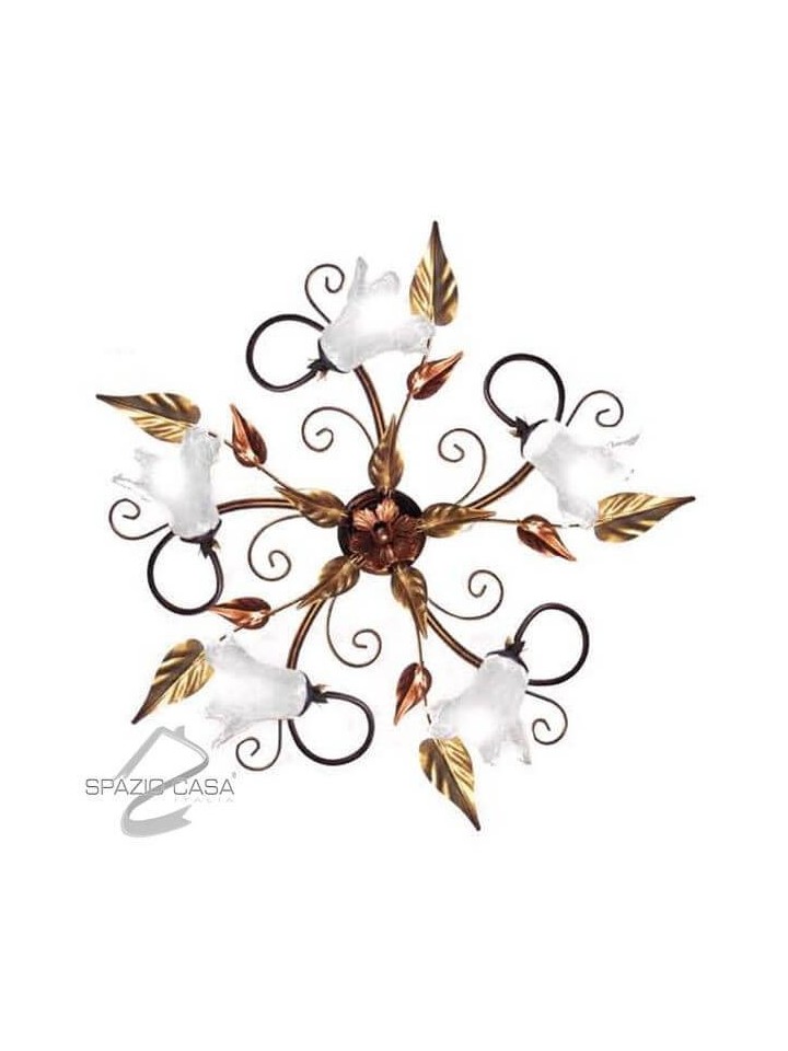 Plafoniera Fiore 3 o 5 Luci