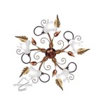 Plafoniera Fiore 3 o 5 Luci