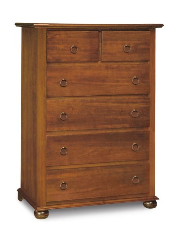 Cassettiera in legno 6+2 cassetti