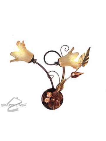 Applique Fiore 2 luci