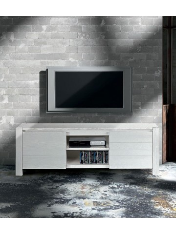 Porta TV in abete spazzolato