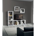 Porta TV bianco frassinato