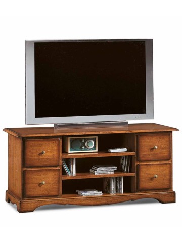 Mobile Porta Tv Classico con 4 cassettini