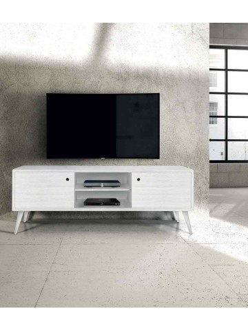 Porta TV in abete spazzolato