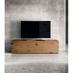 Porta TV rovere notato spazzolato