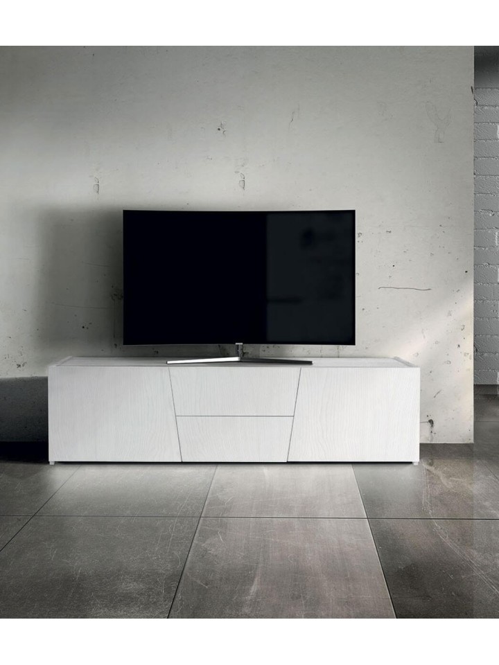 Porta TV rovere notato spazzolato