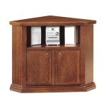 Mobile porta TV ad angolo legno arte povera