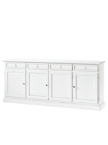 Credenza 4 Porte Base Cristalliera Martini Noce