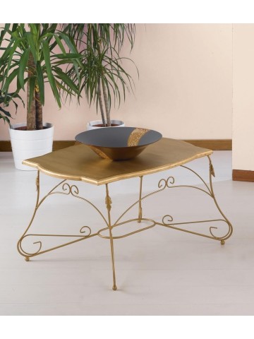 Tavolino rettangolare Ariel piano legno