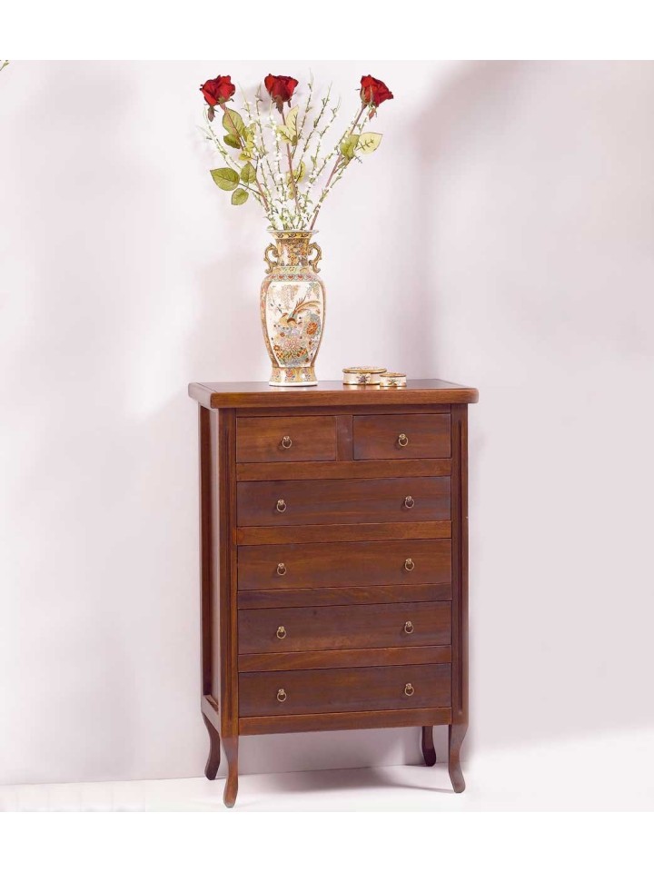 Cassettiera in Legno 4+2