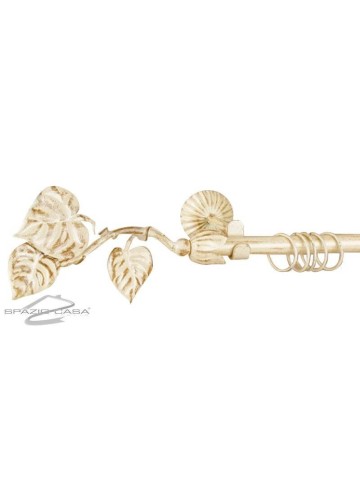 Bastone per Tenda in Ferro Battuto Edera