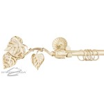 Bastone per Tenda in Ferro Battuto Edera