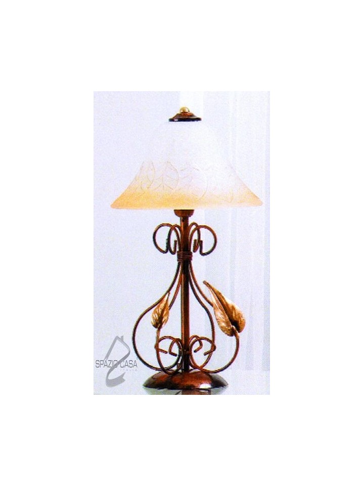 Lampada da tavolo 4P foglie
