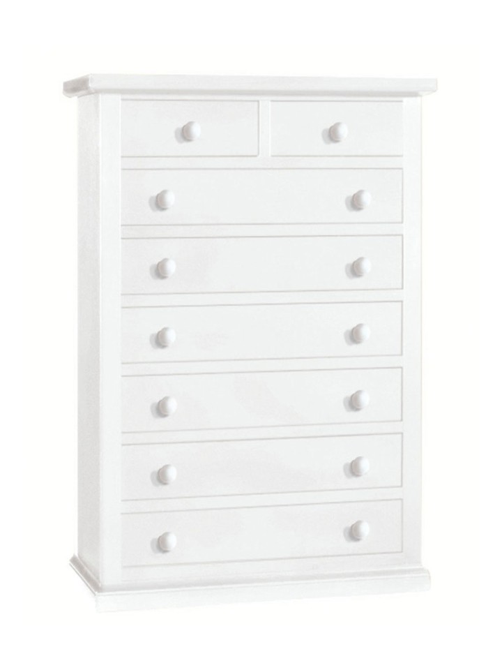 Cassettiera in legno 6+2 cassetti