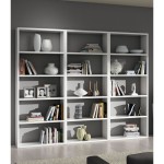 Libreria bianco frassinato 89