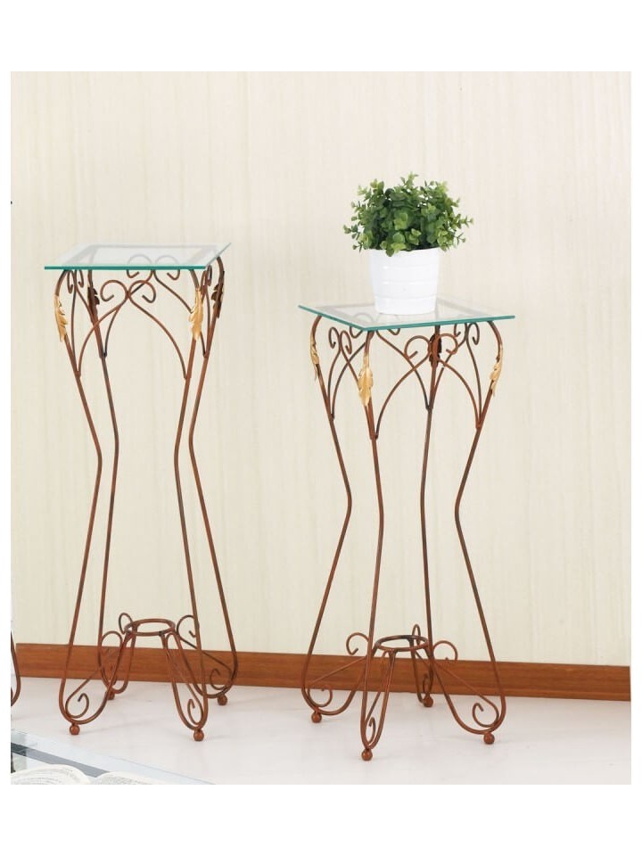 Alzatina Portaoggetti Ariel Piano Vetro