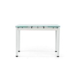 Tavolo allungabile con piano in vetro