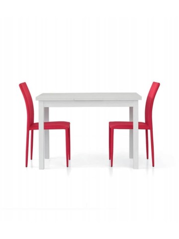 Tavolo rettangolare allungabile moderno Bianco frassinato