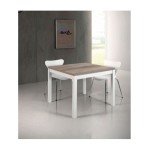 Tavolo moderno a libro con piano in legno