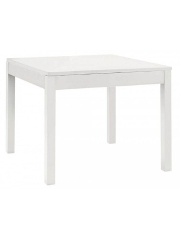 Tavolo moderno Fisso Quadrato Bianco opaco