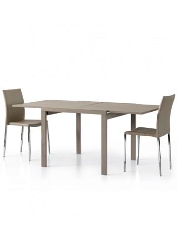 Tavolo quadrato tortora