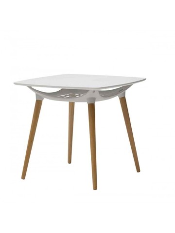 Tavolo struttura polipropilene in legno Bianco