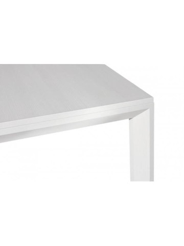 Tavolo Legno Moderno Allungabile Bianco Frassinato
