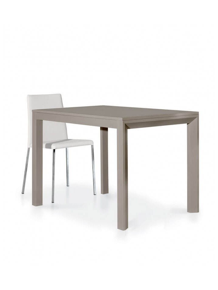 Tavolo design moderno allungabile Tortora