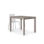 Tavolo design moderno allungabile Tortora