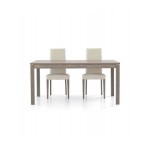 Tavolo allungabile design moderno Rovere Grigio