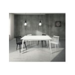 Tavolo in Legno design moderno allungabile Bianco