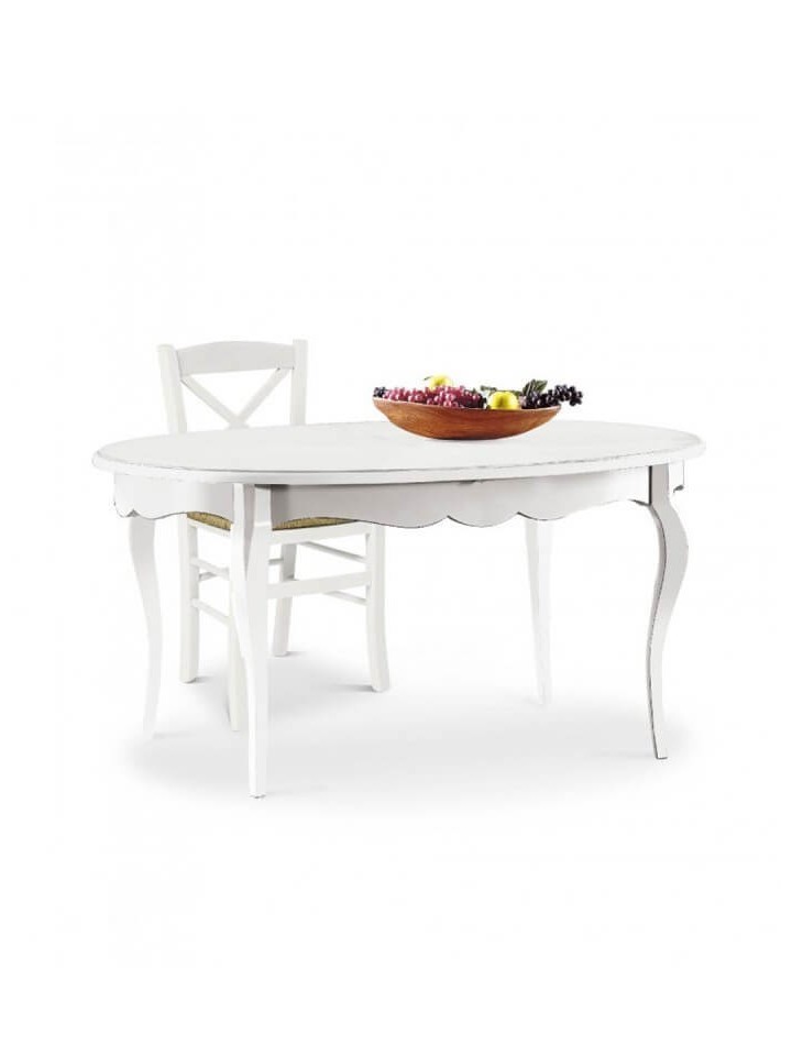 Tavolo ovale allungabile 160x110