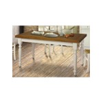 Tavolo provenzale con piano rovere