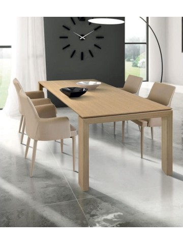 Tavolo design moderno in legno Naturale