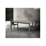 Tavolo vetro design moderno Tortora