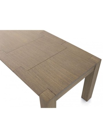 Tavolo da Pranzo Moderno Legno Rovere Marrone