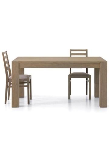 Tavolo rovere seppia spazzolato