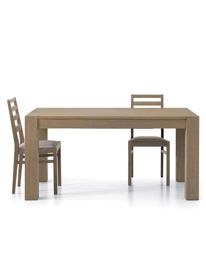 Tavolo rovere seppia spazzolato