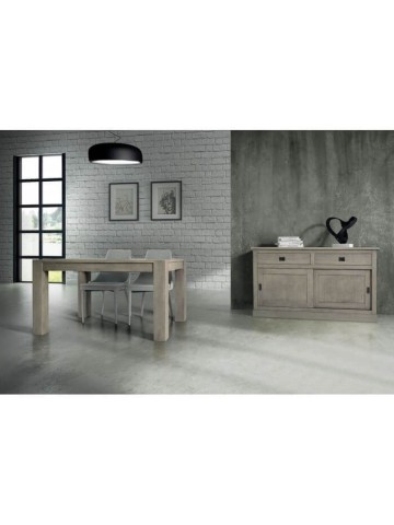 Tavolo Rovere Patinato con 2 allunghe