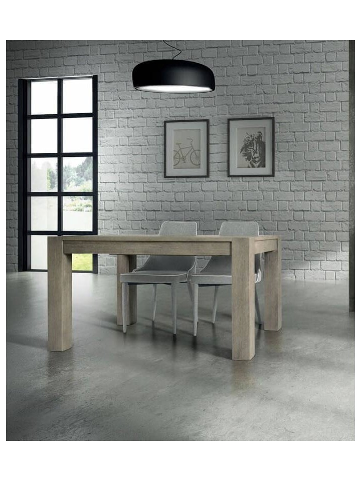 Tavolo Rovere Patinato con 2 allunghe