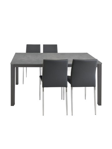 Tavolo allungabile Moderno Grigio Antracite