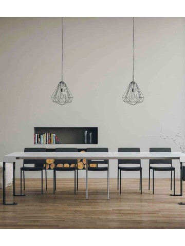 Consolle in legno allungabile Tecno