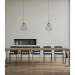 Consolle in legno allungabile Tecno